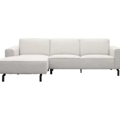 Trendhopper Hoekbank Vik Nero Lightgrey Links^ Hoekbanken