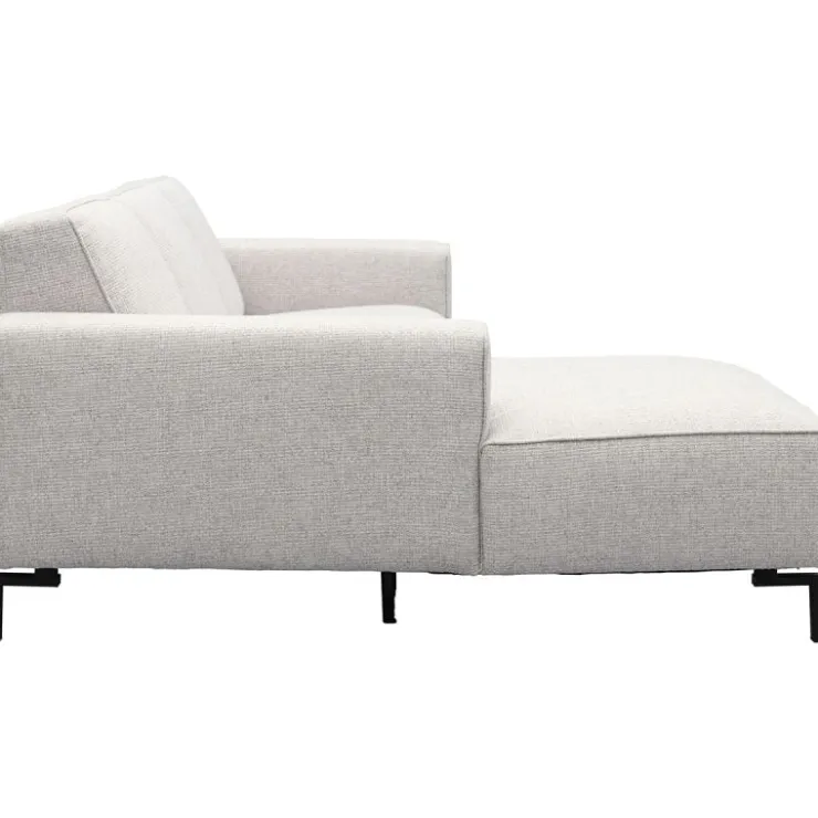 Trendhopper Hoekbank Vik Nero Lightgrey Links^ Hoekbanken