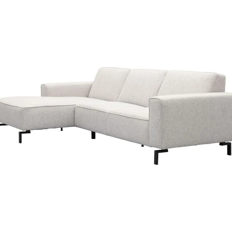 Trendhopper Hoekbank Vik Nero Lightgrey Links^ Hoekbanken