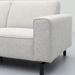 Trendhopper Hoekbank Vik Nero Lightgrey Links^ Hoekbanken