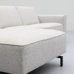 Trendhopper Hoekbank Vik Nero Lightgrey Links^ Hoekbanken