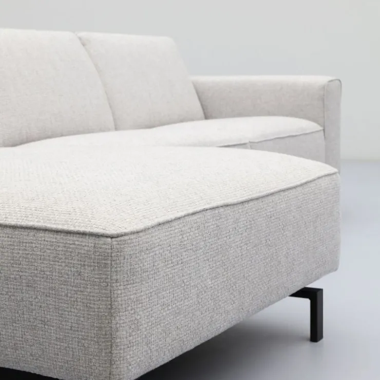 Trendhopper Hoekbank Vik Nero Lightgrey Links^ Hoekbanken
