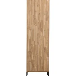 Trendhopper Hoge kast Gravure New Eiken Blanke lak^ Opbergkasten