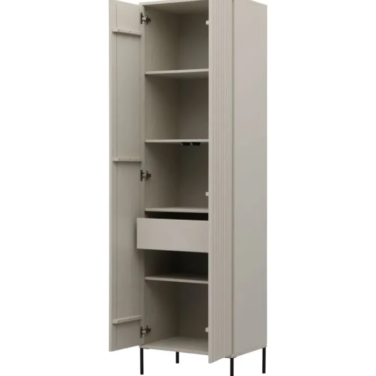 Trendhopper Hoge kast Gravure New Grenen Dust^ Opbergkasten