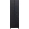 Trendhopper Hoge kast Gravure New Grenen Zwart^ Opbergkasten