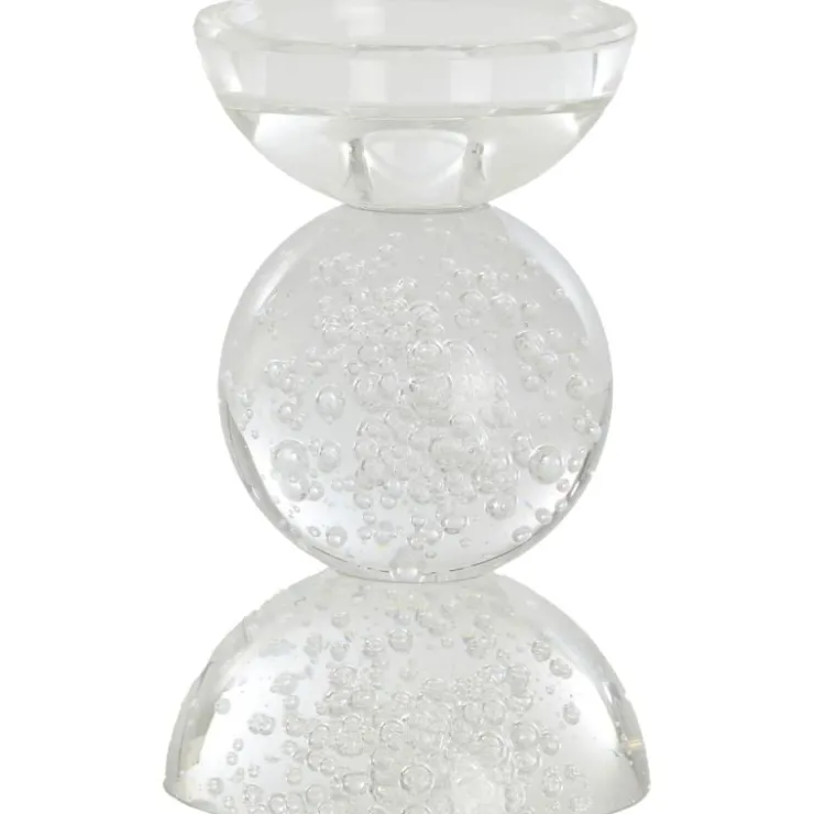 Trendhopper Kandelaar Itinga Glas Bubbel Clear 15,5 Cm^ Woonaccessoires