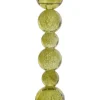 Trendhopper Kandelaar Itinga Glas Bubbel Olijfgroen 34 Cm^ Woonaccessoires
