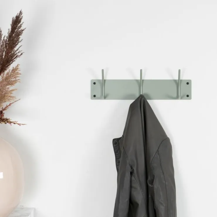 Trendhopper Kapstok Fusion 3 haken Dusty Green^ Halaccessoires