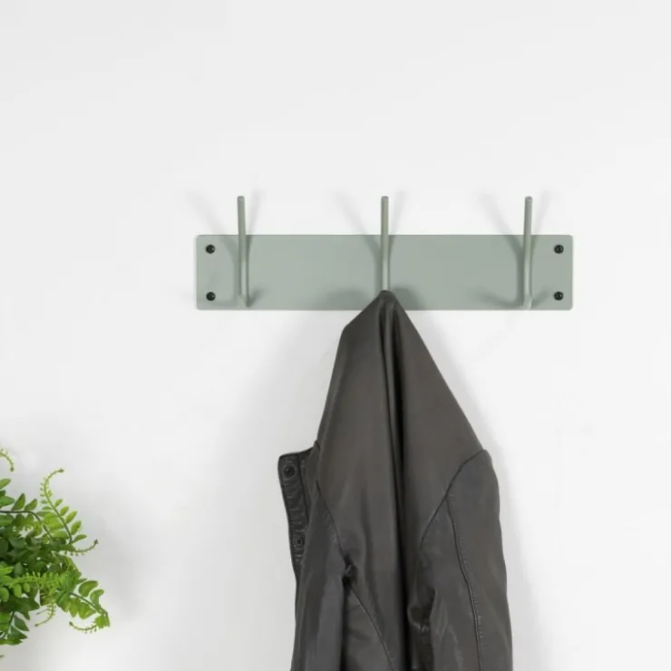 Trendhopper Kapstok Fusion 3 haken Dusty Green^ Halaccessoires