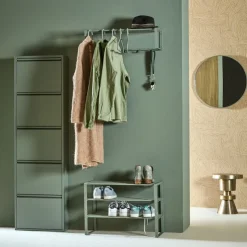 Trendhopper Kapstok Rex 2 Dusty Green 70x19cm^ Halaccessoires