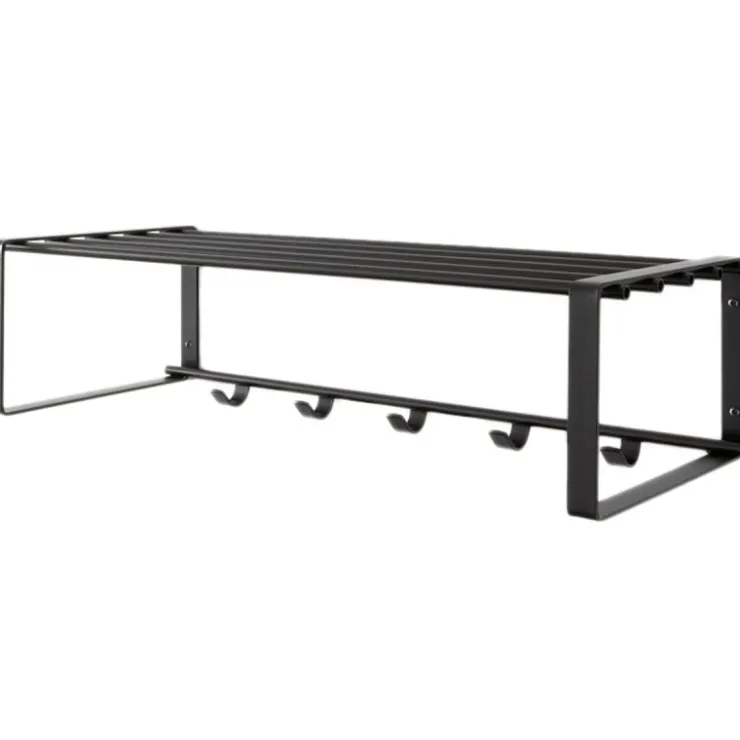 Trendhopper Kapstok Rex 2 zwart 70x19cm^ Halaccessoires