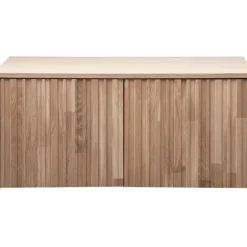 Trendhopper Kistbank Gravure New Eiken Blanke lak^ Ladekasten