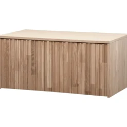 Trendhopper Kistbank Gravure New Eiken Blanke lak^ Ladekasten