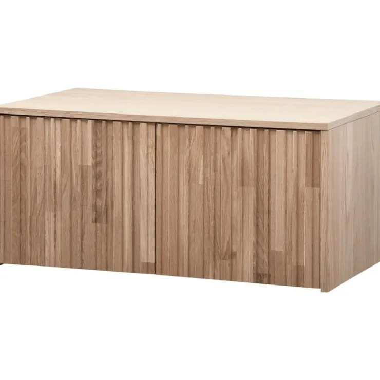 Trendhopper Kistbank Gravure New Eiken Blanke lak^ Ladekasten