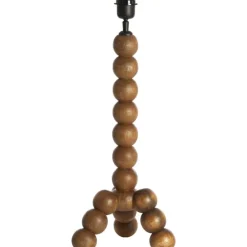 Trendhopper Lampvoet Vegio hout olie bruin 50 cm^ Lampenkappen & Voeten