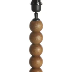 Trendhopper Lampvoet Vegio hout olie bruin 50 cm^ Lampenkappen & Voeten