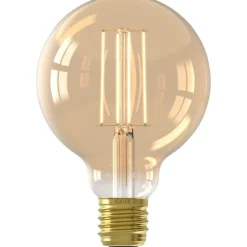 Trendhopper Lichtbron Globelamp 9,5 cm Recht Goud E27^ Lichtbronnen