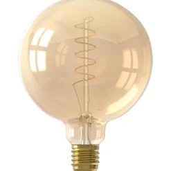 Trendhopper Lichtbron Globelamp Flex 12,5 cm Goud E27^ Lichtbronnen