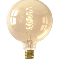 Trendhopper Lichtbron Globelamp Flex 12,5 cm Goud E27^ Lichtbronnen