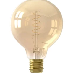 Trendhopper Lichtbron Globelamp Flex 9,5 cm Goud E27^ Lichtbronnen