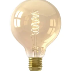 Trendhopper Lichtbron Globelamp Flex 9,5 cm Goud E27^ Lichtbronnen