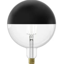 Trendhopper Lichtbron Kopspiegellamp XL 20 cm Zwart E27^ Lichtbronnen