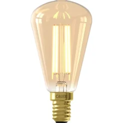 Trendhopper Lichtbron Rustieklamp Recht Goud E14^ Lichtbronnen