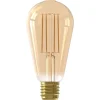 Trendhopper Lichtbron Rustieklamp Recht Goud E27^ Lichtbronnen