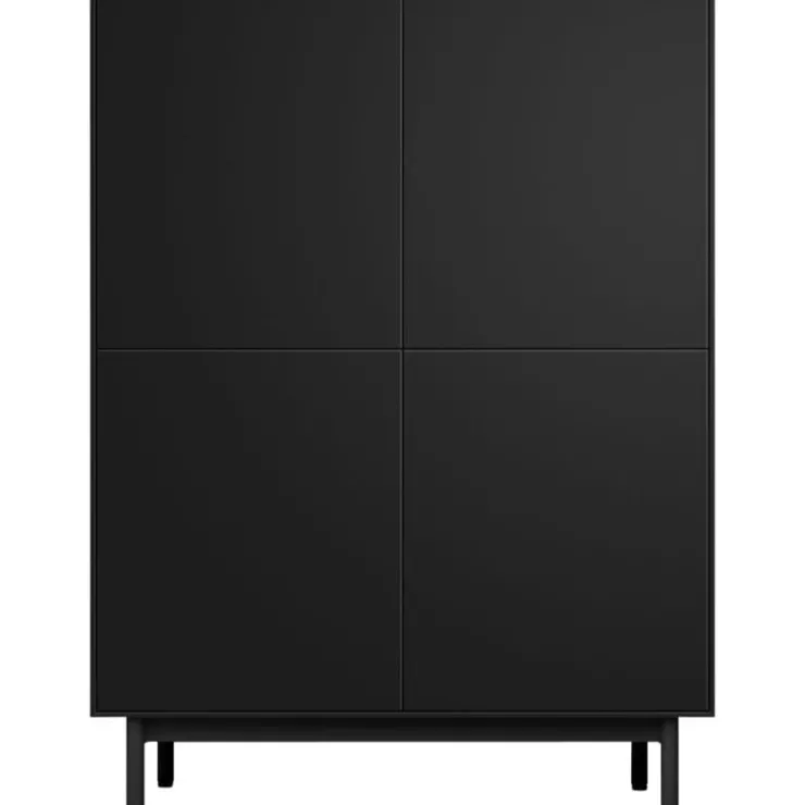 Trendhopper Opbergkast Moiano zwart^ Opbergkasten