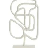 Trendhopper Ornament Goleza Creme 24X8X39 Cm^ Woonaccessoires