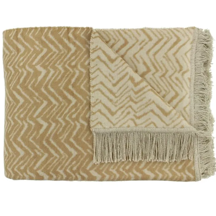 Trendhopper Plaid Sanny 150x200 cm Gold^ Woonaccessoires