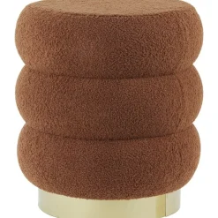 Trendhopper Poef Teddy terra^ Poefjes & Krukjes