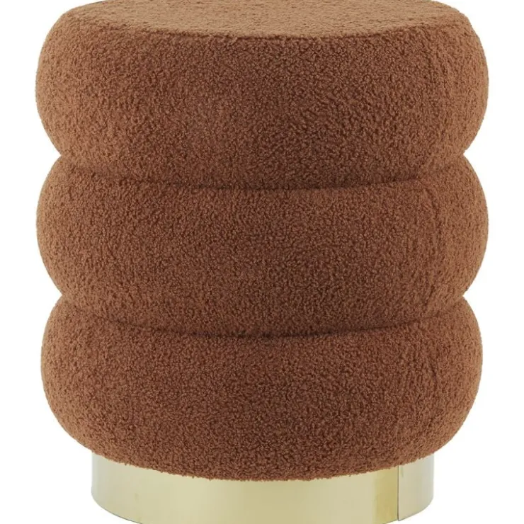 Trendhopper Poef Teddy terra^ Poefjes & Krukjes