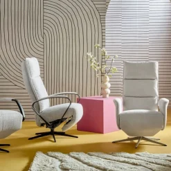 Trendhopper Relaxfauteuil Lunia Dubbel stiksel maat M^ Relaxfauteuils