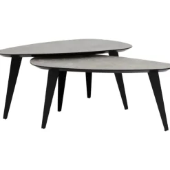Trendhopper Salontafelset Luna Niervorm 95/95 cm^ Salontafels