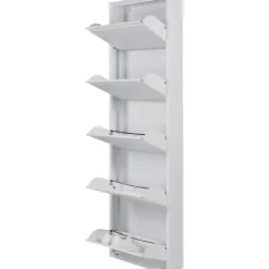 Trendhopper Schoenenkast Bobbie 5 laden wit (10 paar schoenen)^ Schoenenkasten