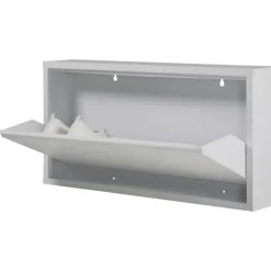 Trendhopper Schoenenkast Bobbie 1 lade wit (4 paar schoenen)^ Schoenenkasten