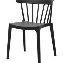 Trendhopper Spijlenstoel Bliss Zwart Outdoor^ Outdoor|Eetkamerstoelen