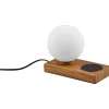 Trendhopper Tafellamp Chloe houteffect excl. lampenkap 1x E14 4,9W^ Bureau- & Tafellampen