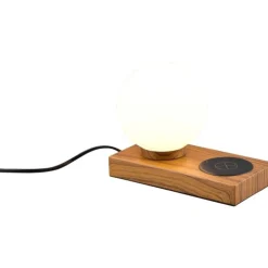 Trendhopper Tafellamp Chloe houteffect excl. lampenkap 1x E14 4,9W^ Bureau- & Tafellampen