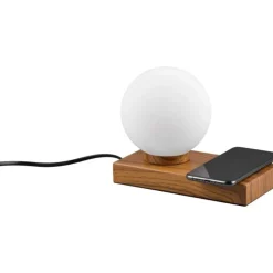 Trendhopper Tafellamp Chloe houteffect excl. lampenkap 1x E14 4,9W^ Bureau- & Tafellampen