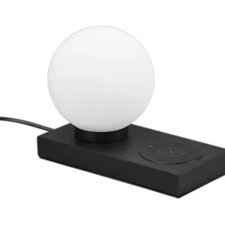 Trendhopper Tafellamp Chloe mat zwart excl. 1x E14 4,9W^ Bureau- & Tafellampen