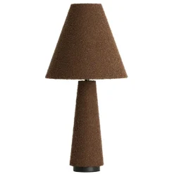 Trendhopper Tafellamp Davia Boucle Bruin^ Bureau- & Tafellampen
