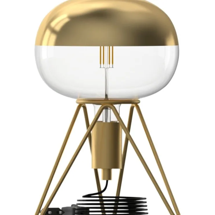 Trendhopper Tafellamp Driepoot Goud^ Bureau- & Tafellampen