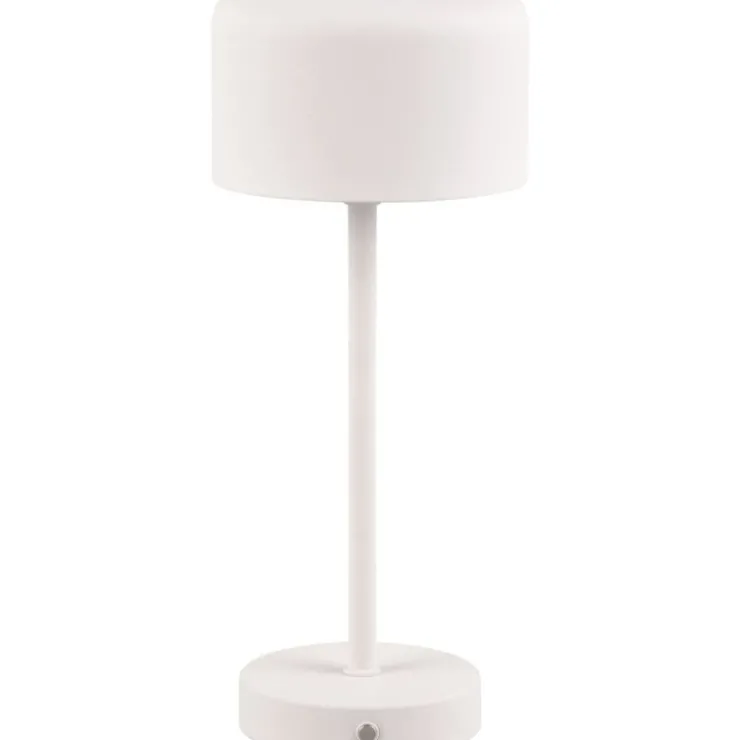 Trendhopper Tafellamp Jeff mat wit incl. 1x SMD 1,5W^ Bureau- & Tafellampen