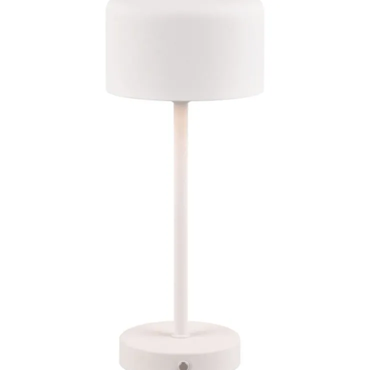 Trendhopper Tafellamp Jeff mat wit incl. 1x SMD 1,5W^ Bureau- & Tafellampen