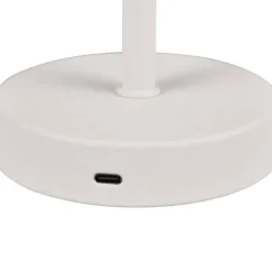 Trendhopper Tafellamp Jeff mat wit incl. 1x SMD 1,5W^ Bureau- & Tafellampen