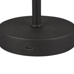 Trendhopper Tafellamp Jeff zwart mat incl. 1x SMD 1,5W^ Bureau- & Tafellampen