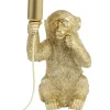 Trendhopper Tafellamp Monkey goud^ Bureau- & Tafellampen