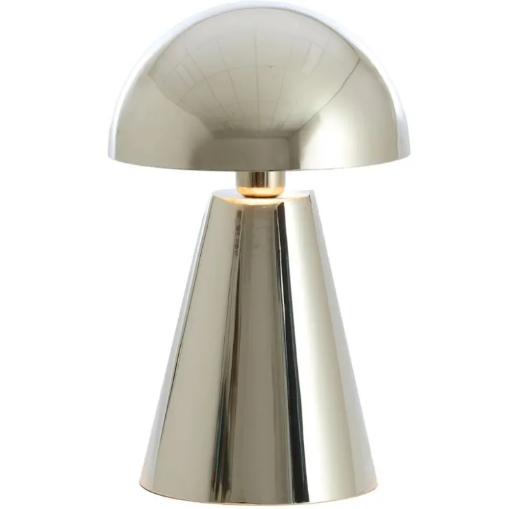 Trendhopper Tafellamp Sirina glans nikkel 26cm^ Bureau- & Tafellampen